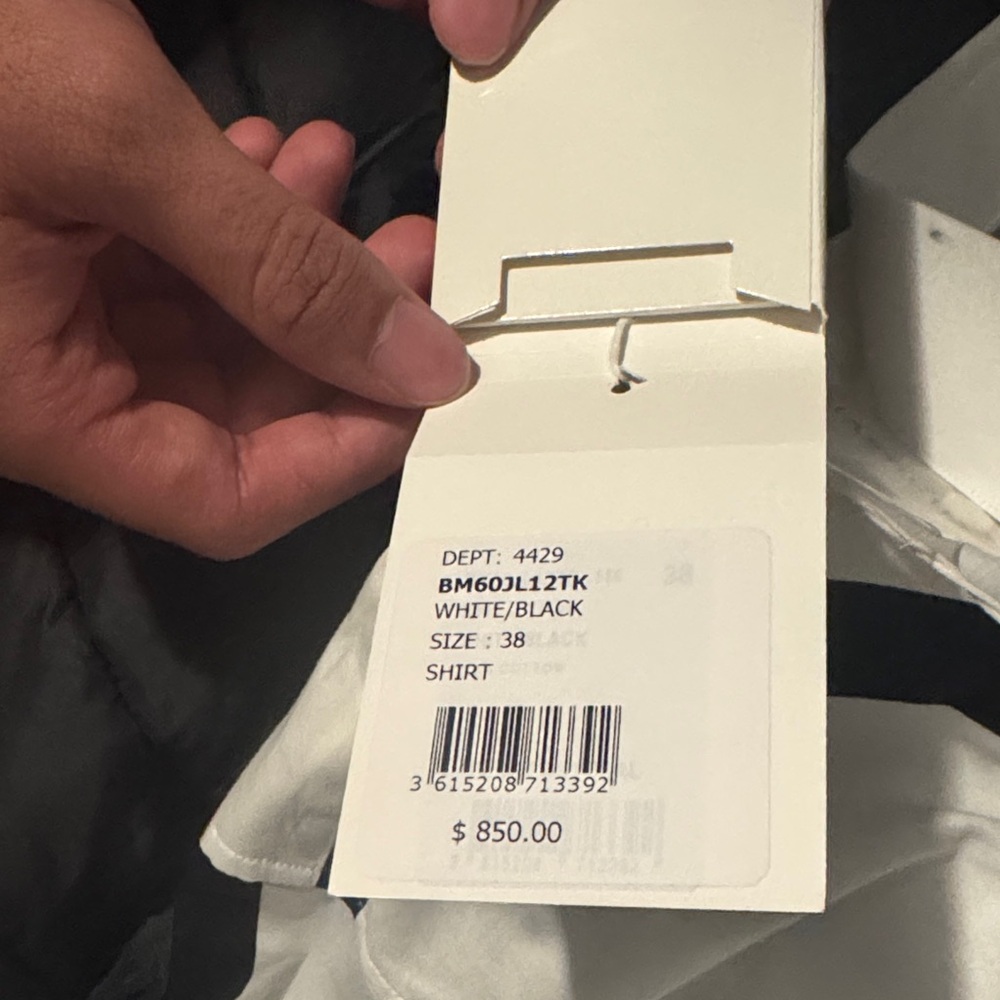 Givenchy Cream and Black Graphic Shirt